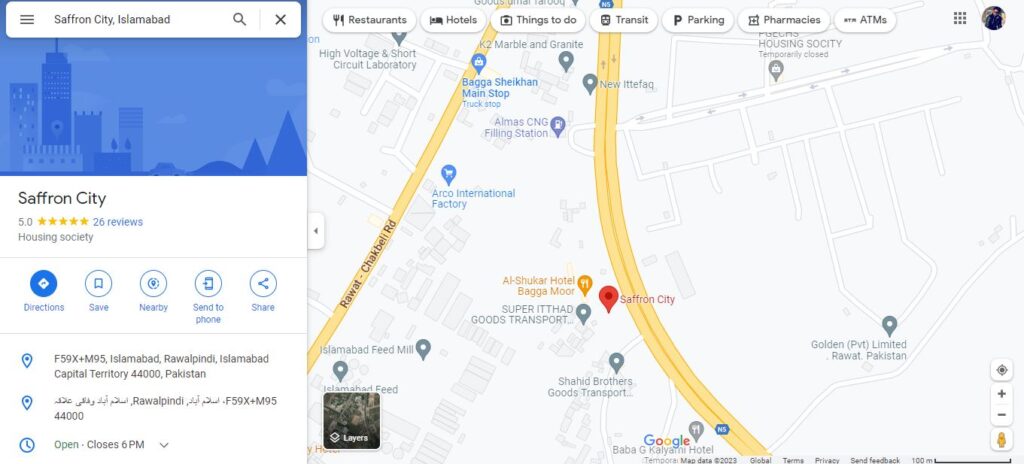 Saffron City Islamabad | Payment Plan | Location | Map | NOC